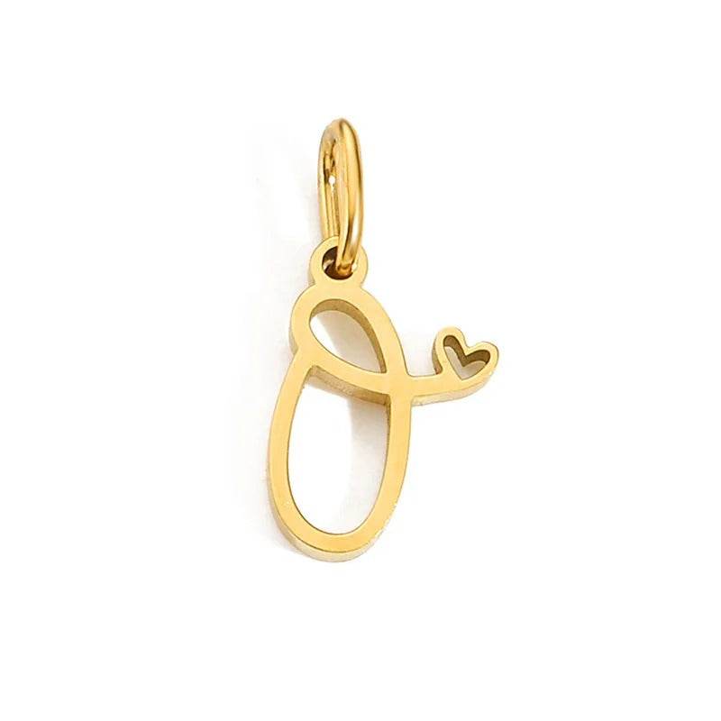 Gold Letter Pendant Necklace for Women – A-Z Alphabet Zircon Crystal Choker, Snake Chain Jewelry Gift CartRare