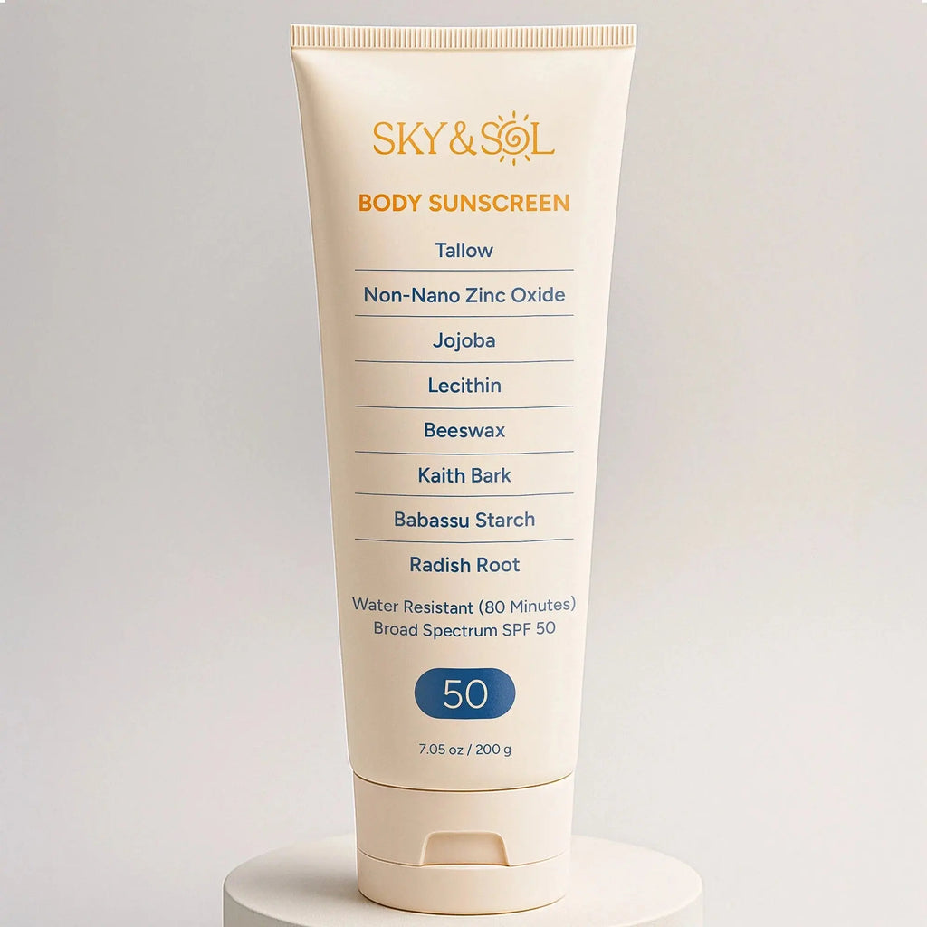 XL Sky and Sol Body Sunscreen SPF 50 – Full-Body SPF 50 Sunscreen 7.05 oz