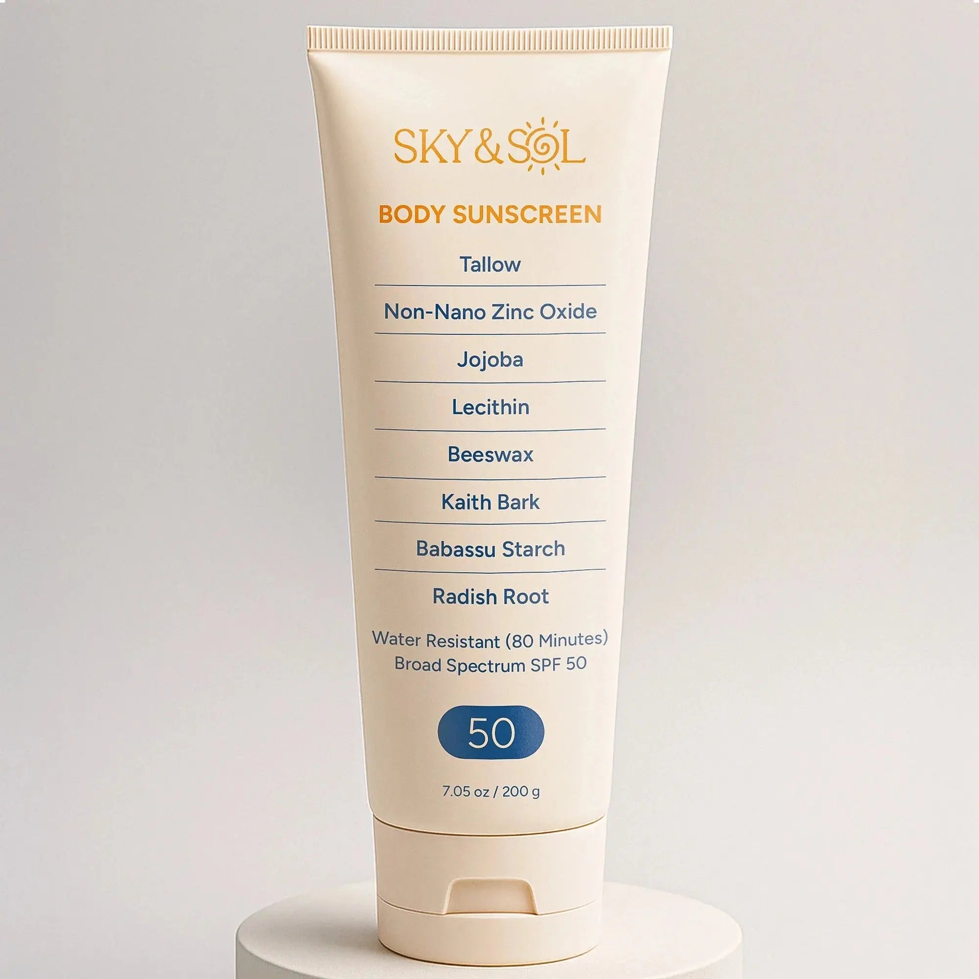 XL Sky and Sol Body Sunscreen SPF 50 – Full-Body SPF 50 Sunscreen 7.05 oz